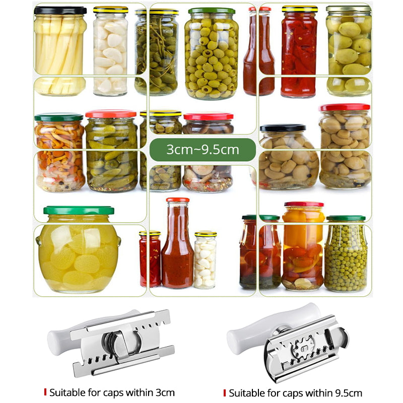 Unlock Jars with Ease: Stainless Steel Can Opener for Your Kitchen