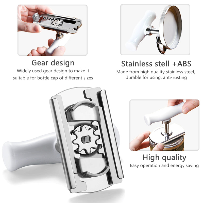 Unlock Jars with Ease: Stainless Steel Can Opener for Your Kitchen